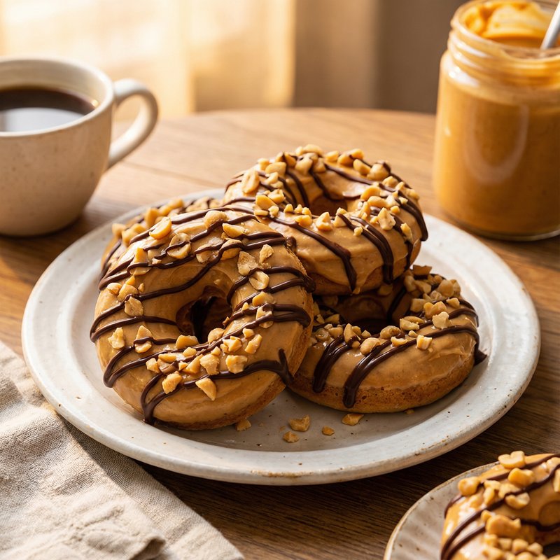 Peanut Butter Protein Donuts