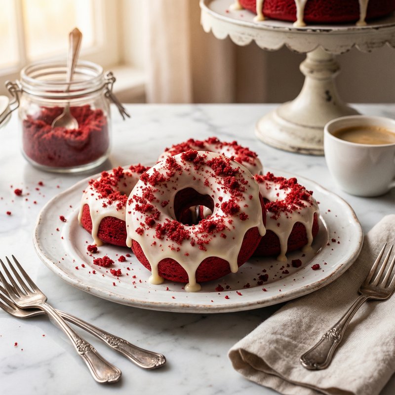 Red Velvet Protein Donuts